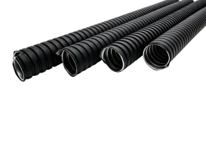 Wide Temperature Range Free Halogen Flexible Conduit V0 Flame Retardant Galvanized PVC Metal Hose Anti Aging