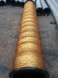 Wire Braided Flexible Rubber Hose with Steel Flanges High Pressure Hydraulic & Industrial Hose Assembly