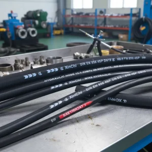 Wire Braided Hydraulic Hose SAE 100R1AT 1 Wire 1/4″ to 2″ Oil Resistant High Pressure