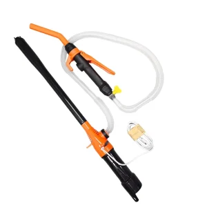 Wireless Rechargeable Fuel Transfer Pump Lithium Submersible Oil Extractor Gun Hose Kit For Motorbike Generator