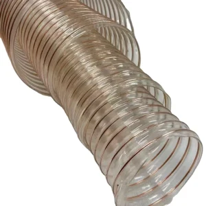 Wood Working Suction Polyurethane PU Hose Duct PU Steel Wire Duct Hose