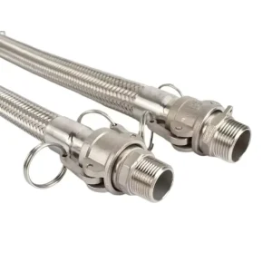 Woven Metal Corrugated Hose Air/gas Hose High-pressure SS304/SS316 Stainless Steel Flexible Hose