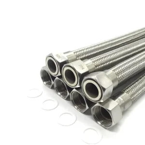 XC69 Stainless Steel Flexible Metal Hose Industrial Corrugated Bellow Cutting Service 1/2-24 Inch Options -196~+420C