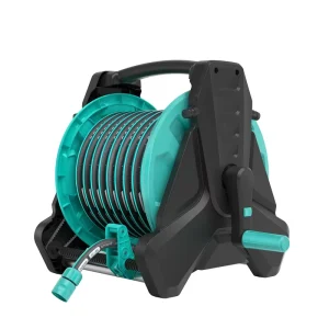 Yardworks Heavy Duty Wall Mounted Retractable Garden Hose Reel with 1/2″ Hose PVC Material High Pressure Cleaning