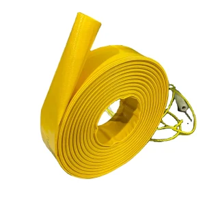 Yellow 2inch Heavy Duty Agriculture Irrigation Hose PVC Flexible Water Delivery Hose PVC Layflat Hose