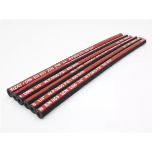 ZHONGLIN 4000PSI High Pressure Steel Wire Braided SAE100 R1 R2 NPT Thread Pressure Washer Hose UV Corrosion Chemical Resistance